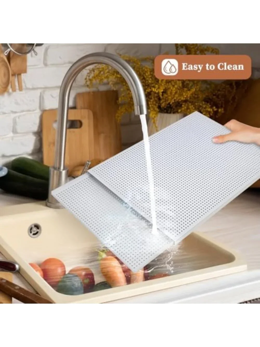 Two-Layer Perforated Baking Pan for Puff Pastry & Cookies - Aluminum Oven Tray